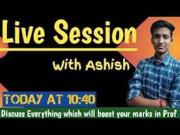 Ashish is Live