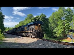 CSX work trains and NS locals!! Happy Fathers Day!!!!