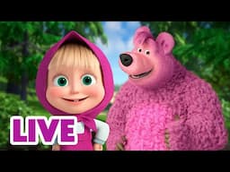 🔴 LIVE STREAM 🎬 Masha and the Bear 👚🌸 Paint It Pink! 👩‍🎤💄