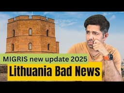 Lithuania Study VISA New Update | Lithuania MIGRIS New Updates for Student TRP | Lithuania VISA