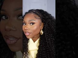 Fulani Braids with curly half wig
