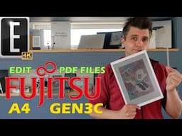 Edit PDF Files on the Fujitsu Quaderno A4 Gen3 Color