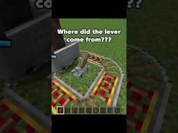where did that lever come from??