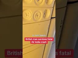 A British man has somehow survived a horrific Air India crash that killed hundreds #themirror #news