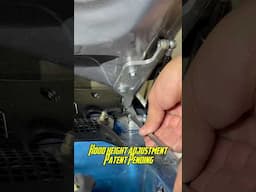 Billet hood hinge with adjustable stop