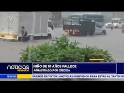 Falleció un niño tras ser arrastrado por las aguas de una quebrada en Mérida