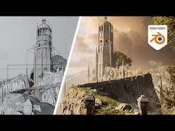 Creating a Fantasy Tower Environment in Blender