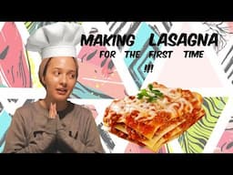 Making Lasagna For The FIRST Time #Mukbang