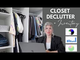 Closet Declutter + Wardrobe Inventory l Becoming a Minimalist (Ep3)
