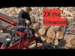 2X the Firewood with a New Pump #firewood