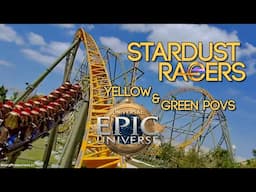 NEW! Full POVs Stardust Racers at Universal's Epic Universe
