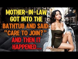 MY MOTHER-IN-LAW IN THE BATHROOM offered me THE UNTHINKABLE! I couldn't refuse! | Cheating Stories