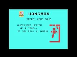 14th June 2025 Ti99 game Hangman