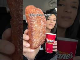 Raising canes churro hack 🍞