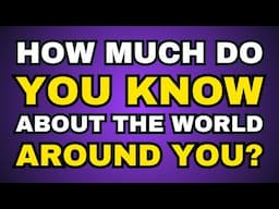 TOUGH TRIVIA! - Is Your Intelligence And Knowledge Above Average?