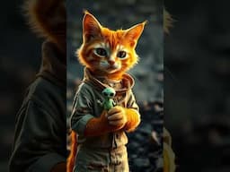 O GATINHO E O ALIENÍGENA #gatito #mascota #gatinhofeliz #gatinho #cachorrinho #animação