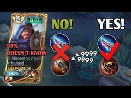 99% OF KHALEED USERS DOESN'T KNOW THE PROPER BUILD FOR SUSTAIN AND DAMAGE KHALEED! Here's why. 🤯😳🔥