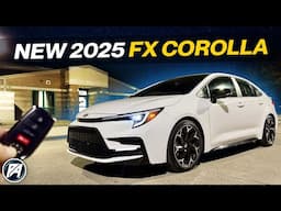 New 2025 Toyota Corolla FX Review & Drive