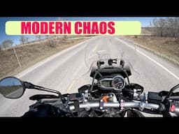 STRANGE TIMES WE LIVE IN - MOTORCYCLE VLOG