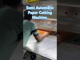 Semi Automatic Paper Cutting Machine #packaging #aytindia