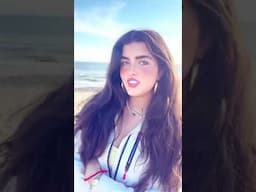 NEW: Angelina Jordan happy on the beach #angelinajordan #reaction #new #viral #fyp #beautiful #happy