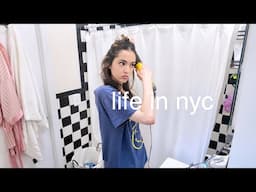 life in nyc as a 20 year old living alone 🫐