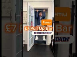 £6.37 Temu Pull Up Bar Review #homeworkout #review #homegym