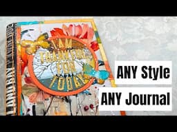 How To Make ANY Journal Cover from Scratch! Easy & Beautiful DIY