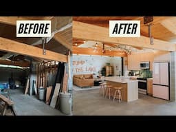 DIY Lakehouse Airbnb Renovation | Mid Century Modern Before & After