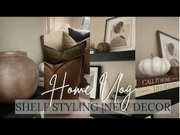 Elevating My Home with Floating Shelves | Shelf Styling | Decorate with Me | Day Date
