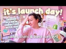 Launch Day Vlog 🛍️ Launching My Kawaii Cats Collection & Car Air Fresheners (+ Sales Stats!) 💸