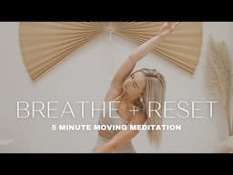 5-Minute Seated Moving Meditation | Breathe + Stretch for Calm + Clarity