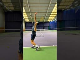 Struggling to load correctly on your serve? Give this a go! #tennis #tennistips