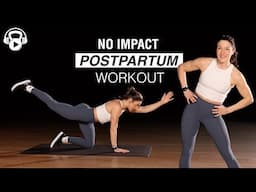 POSTPARTUM POWER – Part 3 of 4 | NO IMPACT WORKOUT | Cardio, Core, Strength, Stability (12-Minutes)