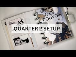 ✨ Quarter 2 Planner Setup | Fresh Cover, Dashboards & Inserts ✨