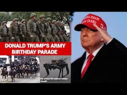 Donald Trump's Historic US Army birthday parades in Washington..
