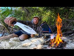 3 Days Solo Survival On A Deserted Island (No Food, No Water, No Fire)