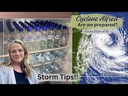 Preparing for a CYCLONE - Storm and Stockpile Tips!! - Large Family Vlog