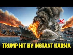 Trump-Netanyahu FRUSTRATED! Houthis Brutal ATTACK Hit $13B Aircraft Carrier to Almost Drowned
