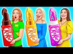 Rich vs Broke vs Giga Rich Food Challenge | Funny Food Hacks by Jelly DO Challenge