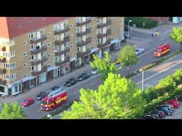 airview ST.FREDERIKSBERG (R209+FE19) BYGB-LEJLIGHED hovedstadens beredskab brandbil i udrykning