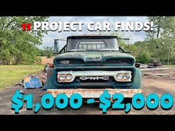 11 Classic Cars Priced at $2,000 and Below – Projects from the 1960s to 1970s for Sale!