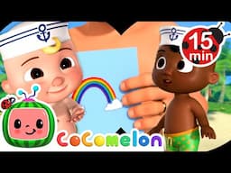 Way Out Baby JJ! Playdate At The Beach | CoComelon | Songs and Cartoons | Best Videos for Babies
