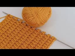 You should learn this new stitch! Fast and Relaxing crochet pattern