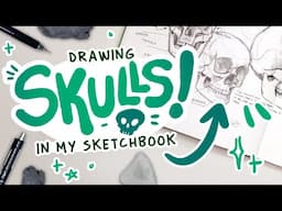 EW CREEPY! | Filling a Spread w/ SKULLS! Inspired by DaVinci | FASIMS
