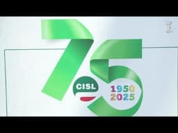 Il Presidente Mattarella partecipa all'evento per il 75esimo anniversario della Cisl