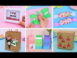 8 DIY - WONDERFUL GIFT BOX AND GIFT BAG IDEAS 💖