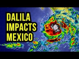 Tropical Storm Dalila gets Stronger...
