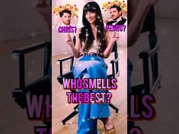 😍 NEW! CHARMING DAKOTA JOHNSON - WHO SMELLS BETTER: CHRIS OR PEDRO? ♥️ #shortvideo