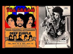 Deep Purple upstaging Cream and meeting Jimi Hendrix in 1968, story